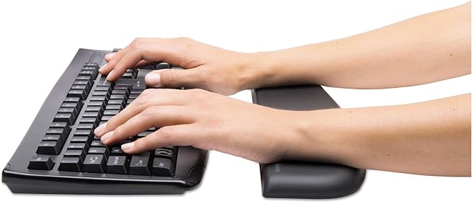 Kensington ErgoSoft Wrist Rest for Standard Keyboards, Black (K52799WW)