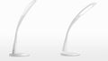ViSee Super High Brightness LED Desk Lamp with 5-Level Brightness Touch Control, Folding Goose Neck, and Two USB Charging Ports