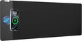 2-in-1 Mouse Pad with Magnetic Wireless Charging, Gaming Mouse Pad, 31.5"x11.8" Large Desk Mat for Laptop/Keyboard, Waterproof Smooth Surface, Non-Slip Base, No Adapter