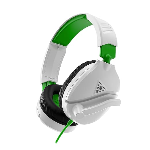 Turtle Beach Recon 70 Multiplatform Gaming Headset for Xbox Series X|S, Xbox One, PS5, PS4, PC & Mobile w/ 3.5mm Wired Connection - Flip-to-Mute Mic, 40mm Speakers, Lightweight Design, White
