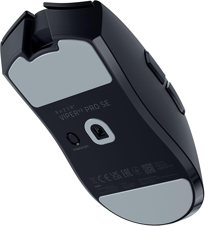 Razer Viper V3 Pro SE Wireless Gaming Mouse: 54g Lightweight - 1K Polling Dongle - 35K DPI Optical Sensor - Gen3 Optical Switches - Symmetrical Shape - 8 Programmable Controls - 95 Hr Battery - Black