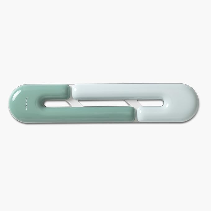 Kensington Duo Gel Loop Wrist Rest for Keyboard, Wrist Pad for Full Size Keyboard, Ergonomic Wrist Pad, Non-Skid Computer Pad with Wrist Support, Green K62680WW, 17.7" x 3.7"x 0.9”