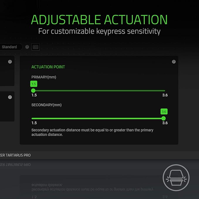 Razer Tartarus Pro Gaming Keypad: Analog-Optical Key Switches - Rapid Trigger - Adjustable Actuation - 32 Programmable Keys - Customizable Macros - Chroma RGB Lighting - Classic Black
