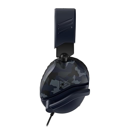Turtle Beach Recon 70 Multiplatform Gaming Headset for Xbox Series X|S, Xbox One, PS5, PS4, PC & Mobile w/ 3.5mm Wired Connection - Flip-to-Mute Mic, 40mm Speakers, Lightweight Design, Blue Camo