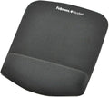 Fellowes PlushTouch Foam Mouse Pad Wrist Support with MICROBAN - Graphite (9252201)