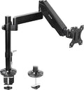 VIVO Heavy Duty Articulating Single Pneumatic Spring Arm Desk Mount Stand, Fits 17 to 40 inch Standard Screens or Ultrawides up to 26.4 lbs with Maximum VESA 100x100mm, STAND-V101H