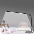 CGBE Led Desk Lamp: 360° Adjustable Nail Light for Desk with 3 Color Modes 5 Brightness, 23.6-Inch Nail Lamp for Desk for Salon Manicurist Tattoo Crafts Sewing Work Reading Game - Black