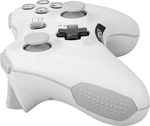 msi Force GC30V2 White Wireless Gaming Controller, Dual Vibration Motors, Dual Connection Modes, Interchangable D-Pads, Compatible with PC & Android
