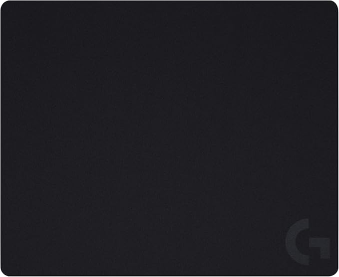 Logitech G440 Hard Gaming Mouse Pad, Optimized for Gaming Sensors, Moderate Surface Friction, Non-Slip Mouse Mat - Black