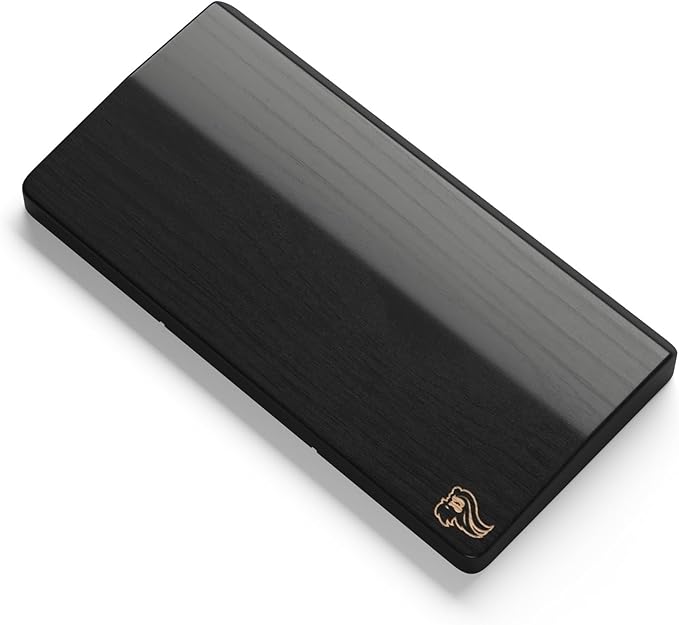 Glorious Gaming Wooden Mouse Wrist Rest - Onyx/Black - for Gaming Mice, Wood Ergonomic Palm Rest| 8x4x0.75 inches/19mm Thick (GV-M-Dark)