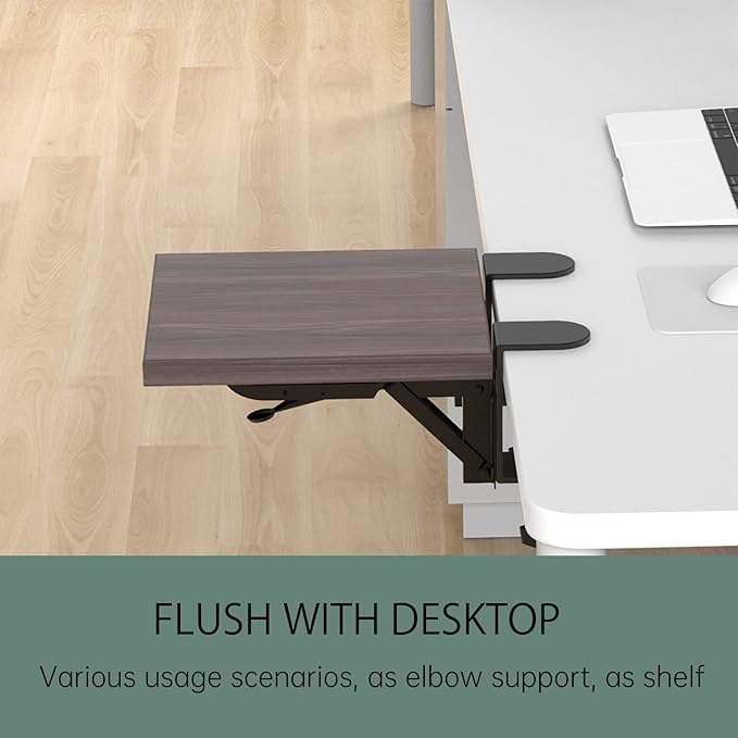 OUGIC Computer Armrest, Adjustable Computer Desk Armrest Stand, Ergonomic Rotating Armrest Bracket for Table, Desk, Chair, Desk, 24 cm x 23 cm