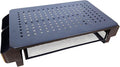 Monitor Stand Riser, Metal Laptop Stand with Storage, Printer Stand with Vented Drawer and Side Storage, Desk Organizer for Monitor, VMMR01-WDB