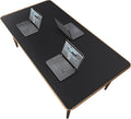 Mydours Super Large 75" x 40" Desk Mat, Full Desk Blotter Pad, Desktop Computer Desk Mat, Mouse Pad for Home Office & Computer Workstation, Extra Pad for Standing Desk (Black)