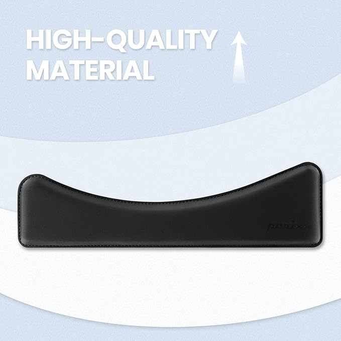 Perixx PERIPRO-511 Wrist Rest for Ergonomic Compact Keyboards - Gel Cushion Support with 15.34x4.21x1.14 inches - Ideal Ergonomic Desktop Solution - Black,11925