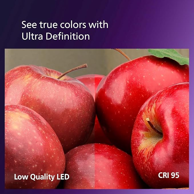 PHILIPS LED 40W A19 4-Pack Basic Soft White (2700K) 450 Lumen (6.5W = 40W) Frosted Flicker-Free Light Bulbs