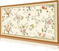 Desk Pad, ZAXOXAZ PU Leather Desk Pad Protector, 31.5" x 15.7" XXL Large Extended Flowers Mouse Pad, Big Desk Mat Floral Desk Blotter, Waterproof Desk Writing Pad for Office and Home