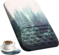 Ospelelf Mousepad with Wrist Rest Ergonomic Computer Comfortable Wrist Support Mouse Pad Green Forest Pattern
