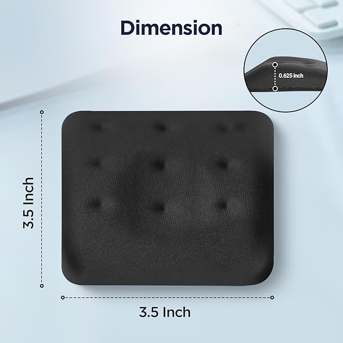 WavePads by PostureUp – Original Two Pack Adjustable Wrist Rests for Laptop and Keyboard Ergonomic Memory Foam Laptop Wrist Pads for Wrist Pain & Carpal Tunnel, Wrist Support Pads (RoyalBlue)