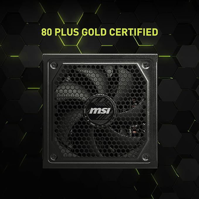 MSI MAG A1250GL PCIE5, Fully Modular Compact Gaming 1250W Power Supply, 80+ Gold, ATX 3.1 & PCIe 5.1 Ready, Native Dual-Color 12V-2x6 Cable, 10 Year Warranty