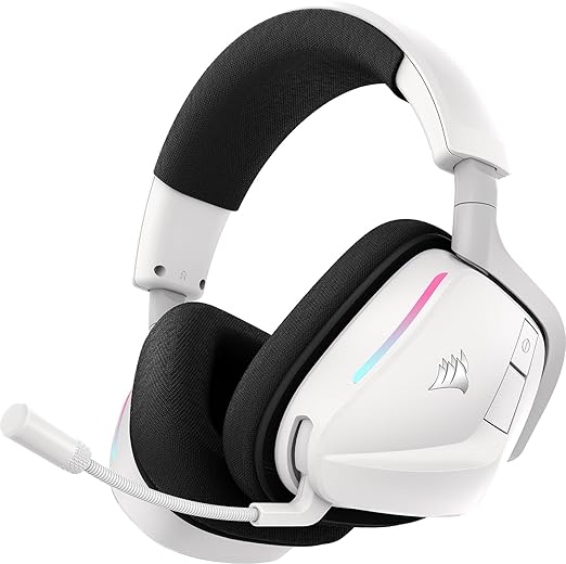 Corsair Void v2 Wireless Gaming Headset with Bluetooth for PC, PS5, PS4, Switch & Mobile – Dolby Atmos, Dual Wireless Multiplatform, Long Battery Life, Fast Charging – Dual Tone