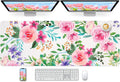 Long Desk Mat, Large Mouse Pad for Desk, Women Girls Waterproof Large Keyboard Pad, Cute Computer Mat for Office Work/Home/Decor/Desktop Accessories (47.2"x16.9")