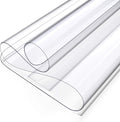 Oterri Clear Writing Desk Pad, 18’’x36” Heat Resistant Waterproof PVC Round Edge Durable Desk Protect Mat, Anti-Static Writing Mat Table Protector