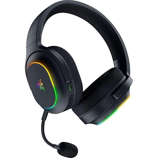 Razer Barracuda X Chroma Wireless Gaming Headset: 2.4GHz Wireless & Bluetooth - Lightweight - Chroma RGB - 40mm Drivers - Cardioid Mic - 70 Hr Battery - for PC, Mac, PS5, Switch 2, Smartphone - Black
