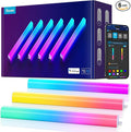Govee Glide Wall Lights, RGBIC LED Light, Smart Gaming Light Compatible with SmartThings, RGB Lights Bar, LED Wall Lights for Bedroom, 2 Panels Set (3 Sections/Panel)