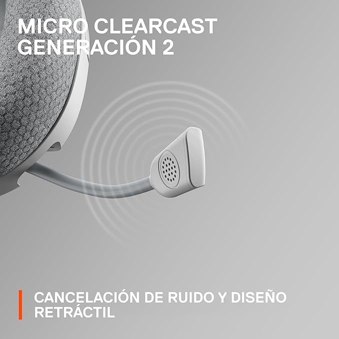 SteelSeries Arctis Nova 1P Multi-System Gaming Headset — Hi-Fi Drivers — 360° Spatial Audio — Comfort Design — Durable — Lightweight — Noise-Cancelling Mic — PS5/PS4, PC, Xbox, Switch - White