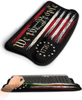 Ergonomic Wave Wrist Rest with Keyboard Stand, Cushioned Palm Rest, Comfortable Integrated Memory Foam for Natural Typing and Relieve Wrist Pain, US Flag