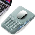 Vaydeer Ergonomic Mouse Pad with Wrist Rest – Memory Foam Mouse Pad with Wrist Support & Massage Bulge, Non-Slip PU Base, Relieves Carpal Tunnel Pain – Ideal Mouse Wrist Rest for Office & Home (Gray)
