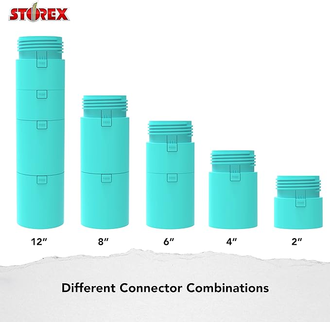 Storex Active Tilt Stool – Ergonomic Seating for Flexible Office Space and Standing Desks, Adjustable 12-24 Inch Height, Teal (00325U01C)