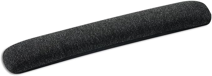 1InTheOffice Beaded Keyboard Wrist Rest Pad, Black/Gray