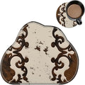 Cute Mouse Pad Plus 1 Coaster, Small Gaming Mouse Mat 11.8 x 9.45 inches, Travel Mouse Pads with Durable Stitched Edges Non-Slip Base, Art Leopard Decor Mousepad for Office Home