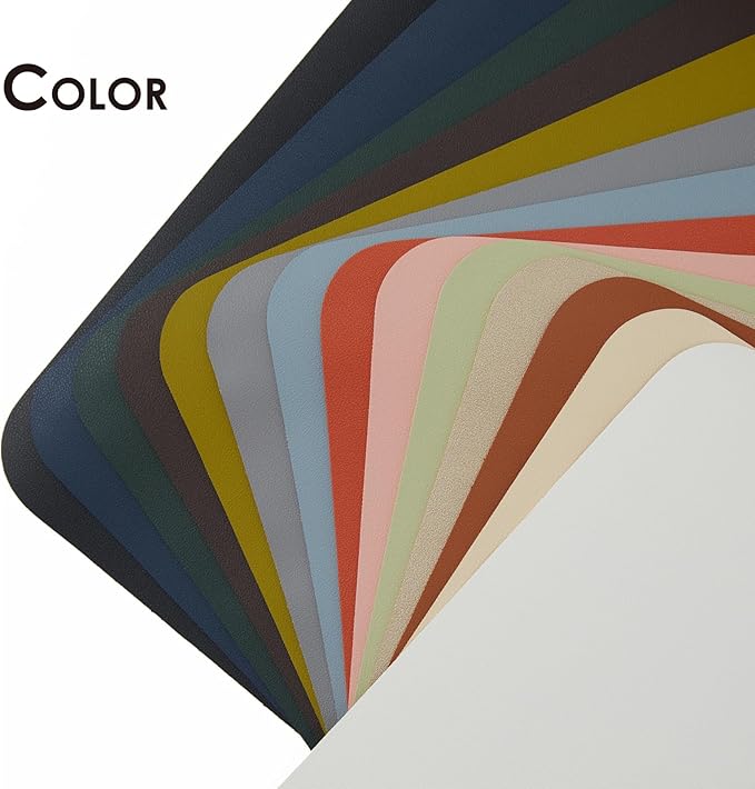 Leather Desk Mat - Non-Slip PU Desk Pad for Office Home - Organization Accessory - Ideal for Large Mouse Pads (Black,31.5"x 15.7")