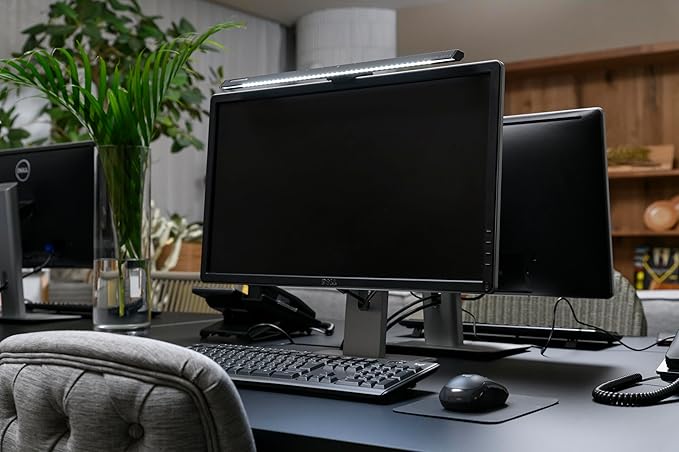 PaletteLife EXZ-1500WH LED Monitor Light Bar EXARM Zeta, USB-C Powered, Anti-Glare Lighting, RGB Gaming Light, White
