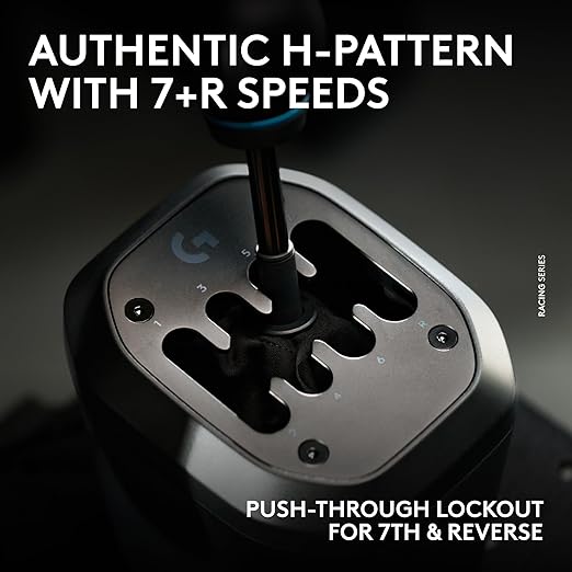 Logitech G RS H-SHIFTER - Sim Racing Gear Shifter compatible with PRO, RS50 Racing Wheel Base for consoles PlayStation 5, Playstation 4, Xbox-Series X|S, Xbox-One, and PC