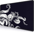 IMAYONDIA Large Gaming Mouse Pad (35.4x15.7 in), Octopus Desk Mat, Full Desk Mousepad, XL XXL Extended Big Mouse Pad, Keyboard Mouse Pads for Desktop, Laptop Computer Accessories- Black and White