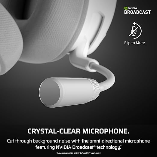 Corsair Void v2 Wireless Gaming Headset with Bluetooth for PC, PS5, PS4, Switch, Mobile – Dolby Atmos, 70 Hr Battery, Dual Wireless, Lightweight, Fast Charging – White
