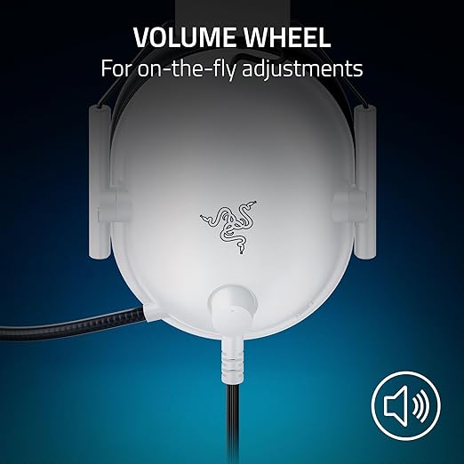 Razer BlackShark V2 X PlayStation Gaming Headset: 50mm Drivers - Cardioid Mic - Lightweight - Comfortable, Noise Isolating Earcups - for PS5, Xbox Series X, PC, Switch via 3.5 mm Audio Jack - White