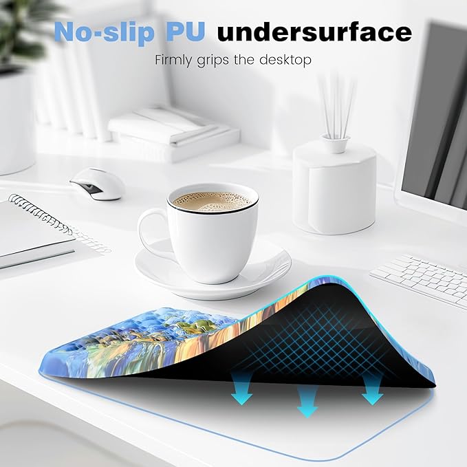 Ospelelf Mouse Pad with Wrist Rest Ergonomic Comfortable Wrist Support Mousepad for Computer Sunflower