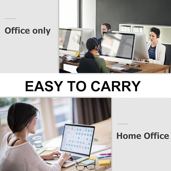 Veemoon LED Computer Monitor Light Bar with USB Clip, Adjustable Eye-Care Screen Lamp for Laptop and Desktop, Flicker-Free Computer Accessory for Home Office and Gaming