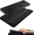 Wrist Rest with Keyboard Stand, Computer Wrist Support Pad, Ergonomic Keyboard Riser Holder Lifter Tray with Wrist Pad, Memory Foam Desk Cushion, Palm Hand Typing for Office Home School