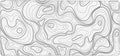 Large Gaming Mouse Pad White Topographic Contour Mouse Pad with Stitched Edges & Nonslip Rubber Base Extended XXL Long Mousepad Big Desk Mat for Company Office Work, 35.4 x 15.7 in