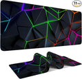 Energy Band Extended Gaming Mouse Pad 35.4x15.7Inch Large Desk Mat Anti-Slip Rubber Base & Durable Stitched Edges for Gamers Smooth Mouse Writing Surface for Desk Office/Home