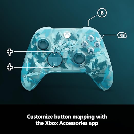 Xbox Wireless Controller Ice Breaker Special Edition - Wireless & Bluetooth Connectivity - New Hybrid D-Pad & Share Button - Featuring Textured Grip