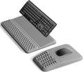Vaydeer Keyboard Stand and Mouse Pad Set with Wrist Rest, Soft Memory Foam Wrist Support, Ergonomic Wrist Cushion for Desk, Palm Hand Typing for Office, Gaming, Grey