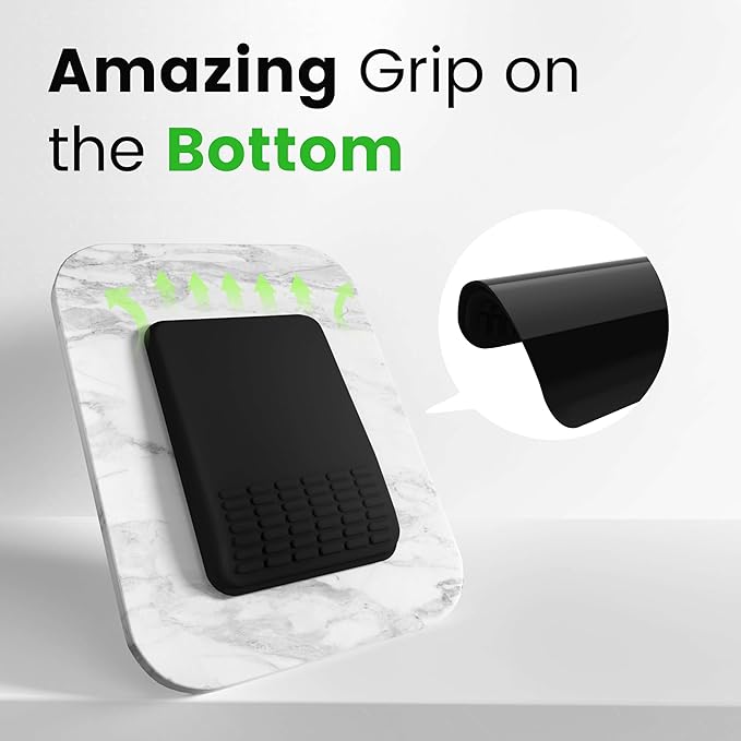 MEKASS Mouse Pad with Wrist Rest, Ergonomic Slope Mousepad for Carpal Tunnel, Memory Foam Desk Computer Wrist Support Mouse Pad with for Office Home (Green Marble)