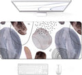 Auhoahsil Large Mouse Pad, XXL Gaming Mousepad, Desk Mat for Desktop, Thick Rubber, Big & Long Size, Stitched Edges, Full Desk Pad for Laptop & Computer, Extended 31.5 x 11.8 in, Watercolor Stone