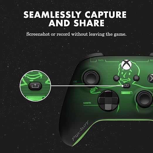 Xbox Wireless Gaming Controller – Fallout Pip-Boy Edition – Play on Console, Windows, and Cloud Devices